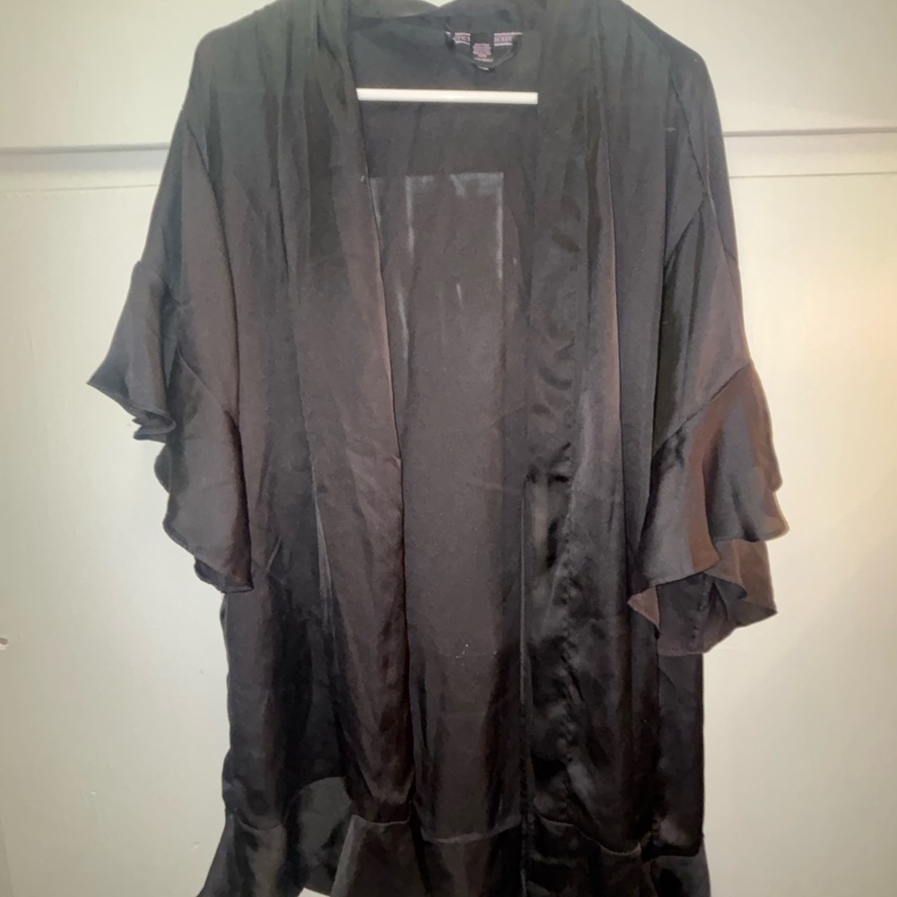 Black Satin Victoria secret robe